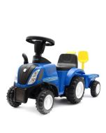 Jeździdełko dziecięce traktor z przyczepą i narzęd