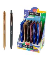 Długopis automatyczny niebieski (24szt) EASY