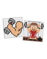 Diamentowa mozaika naklejka Kids - Sport Silacz