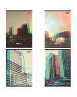Zeszyt A5/60K kratka Unreal City (10szt)