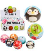 Piłka miękka piankowa zwierzęta MIX