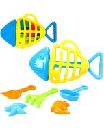 Zestaw do piasku ryba 7el