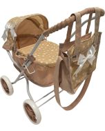 Wózek dla lalek głęboki z torbą