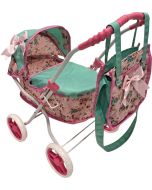 Wózek dla lalek głęboki z torbą