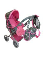 Wózek dla lalek głęboki z torbą