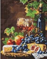 Diamentowa mozaika - Ulubione wino 40x50cm