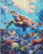 Diamentowa mozaika - Morski spokój 40x50cm