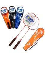 Zestaw paletek do badmintona w pokrowcu
