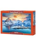 Puzzle 1000 Sunrise on Sakrisoy, Lofoten CASTOR
