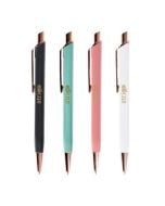 Długopis żelowy automatyczny Deco nieb (24szt)