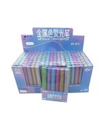 Flamastry metaliczne 6 kolorów