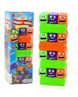 Wieża 24 klocki z buźkami