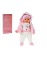 Lalka bobas ze smoczkiem i polskim głosem 45cm