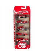 Hot Wheels Samochodziki 5-pak z okazji 80 lecia