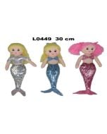 Lalka Syrenka 30cm MIX