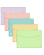 Teczka kopertowa A5 PP Urban pastel mix (5szt)