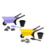 Taczka z akcesoriami do piasku 56cm mix