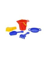 Wiaderko z akcesoriami do piasku 5el