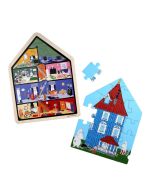 Puzzle Baby Muminki drewniane 19el