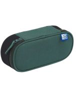 Piórnik z klapką Funky zielono-czarny OXFORD