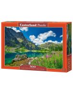 Puzzle 500 Czarny Staw pod Rysami Tatras CASTOR