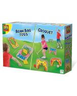 Krokiet i rzucanie woreczkami z fasolą