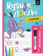 Piszę i zmazuję. Rysuję szlaczki z pisakiem