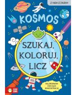 Szukaj, koloruj i licz. Kosmos
