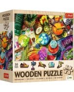 Puzzle drewniane 500+1 Kolorowe koktajle TREFL