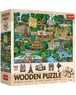 Puzzle drewniane 1000 Francja znane miejsca TREFL