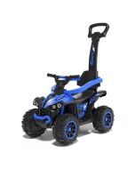 Jeździk Mega dziecięcy z rączką niebieski