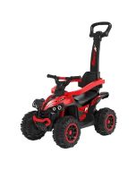 Jeździk Mega dziecięcy z rączką czerwony