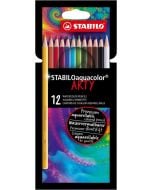 Kredki akwarelowe Aquacolor 12 kolorów STABILO