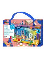 Stwórz pejzaż miejski Dubaj - puzzle drewniane 3D