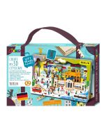 Stwórz pejzaż miejski Berlin - puzzle drewniane 3D