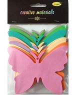 Motyle z pianki 11,5x8,5cm 8szt