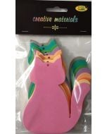 Koty z pianki 9x11cm 8szt