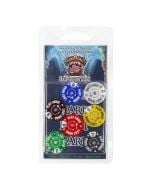 Trackers Counters Range 0-9 25mm Random Colours