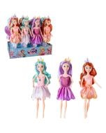 Lalka dziewczynka w sukience MIX