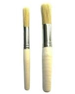 Pędzle drewniane naturalne 2szt