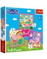 Puzzle 3w1 Peppa i przyjaciele TREFL