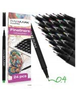 Cienkopisy 0.4mm 24 kolory