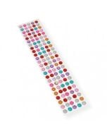 Kryształki samoprzylepne kolorowe 10mm