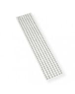 Kryształki samoprzylepne srebrne 6mm
