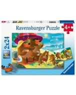 Puzzle dla dzieci 2D: Misie na wakacjach 2x24el