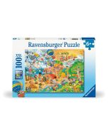 Puzzle dla dzieci 2D: 4 pory roku 100el
