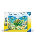 Puzzle dla dzieci 2D: Żółw 200el