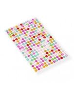 Perełki samoprzylepne kolorowe 6mm