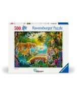 Puzzle 2D: Rodzina Tygrysów 500el