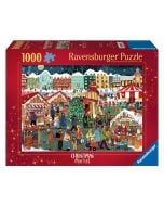 Puzzle 2D: Jarmark Świąteczny 1000el